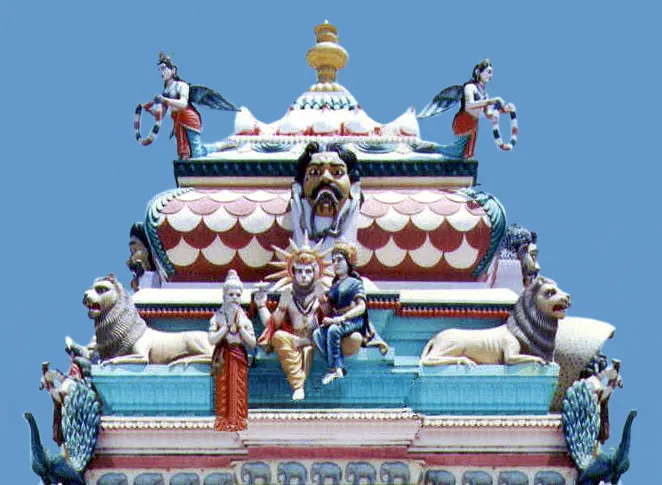 The Gopuram of Antarvedi Temple